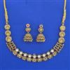 Antique Classic Necklace with Matte Gold Plating