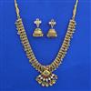 Antique Classic Necklace with Matte Gold Plating