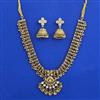 Antique Classic Necklace with Matte Gold Plating