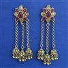 Antique Jhumki with Mehndi Plating