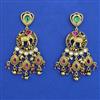 Antique Birds Earring with Matte Gold Plating