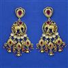 Antique Birds Earring with Matte Gold Plating