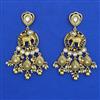 Antique Birds Earring with Matte Gold Plating