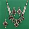 Antique Heritage Necklace with Mehndi Plating