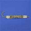 Antique Adjustable Bracelet with Gold Plating