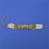 Antique Adjustable Bracelet with Gold Plating