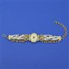 Antique Adjustable Bracelet with Gold Plating