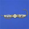 Antique Adjustable Bracelet with Gold Plating