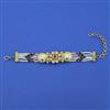 Antique Adjustable Bracelet with Gold Plating
