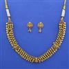 Antique Temple Necklace with Matte Gold Plating