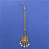 Antique Pearl Tikka with Matte Gold Plating