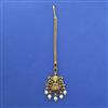 Antique Pearl Tikka with Matte Gold Plating