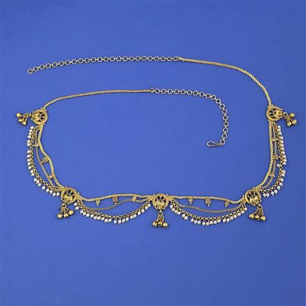 Antique Pearl Belt with Gold Plating