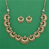 Antique Plain Gold Necklace with Gold Plating