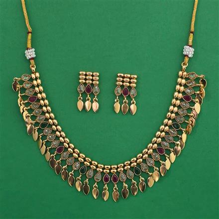 Antique Classic Necklace with Gold Plating