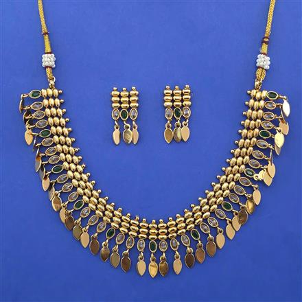 Antique Classic Necklace with Gold Plating