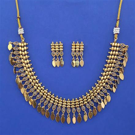 Antique Classic Necklace with Gold Plating