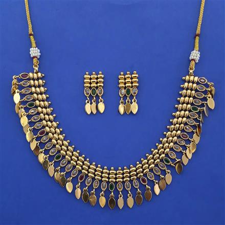 Antique Classic Necklace with Gold Plating