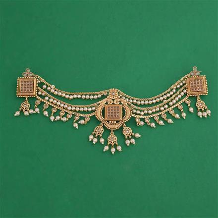 Antique Birds Hair Brooch with Gold Plating