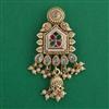 Antique Pearl Hair Brooch with Gold Plating