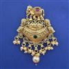 Antique Pearl Hair Brooch with Gold Plating