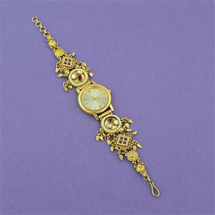 Antique Pearl Watch with Gold Plating