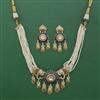 Antique Animal Necklace with Matte Gold Plating