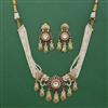 Antique Animal Necklace with Matte Gold Plating