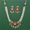 Antique Animal Necklace with Matte Gold Plating