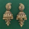 Antique Jhumki with Matte Gold Plating