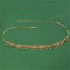 Antique Temple Belt with Matte Gold Plating