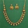 Antique Classic Necklace with Matte Gold Plating