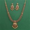 Antique Classic Necklace with Matte Gold Plating