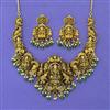 Antique Temple Necklace with Gold Plating