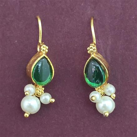 Antique Hoops Earring with Gold Plating