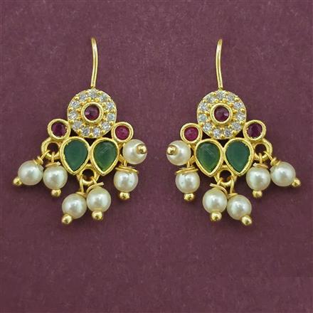Antique Hoops Earring with Gold Plating