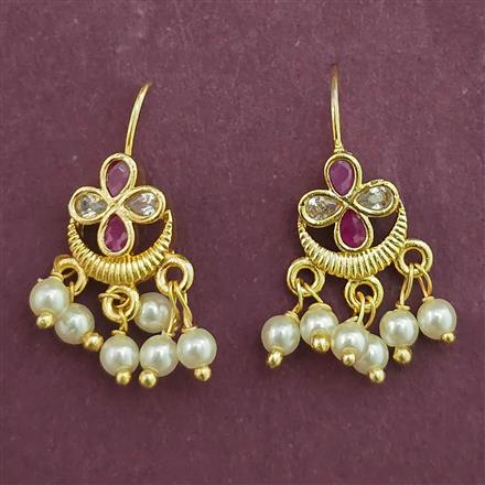 Antique Hoops Earring with Gold Plating