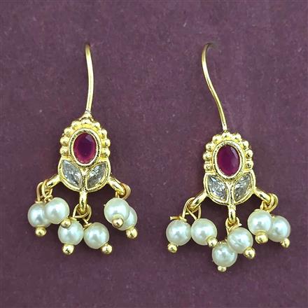 Antique Pearl Earring with Gold Plating