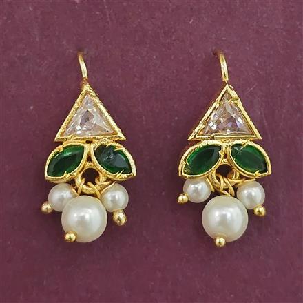 Antique Hoops Earring with Gold Plating