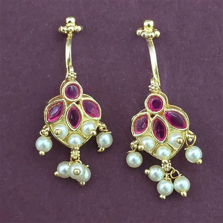 Antique Hoops Earring with Gold Plating