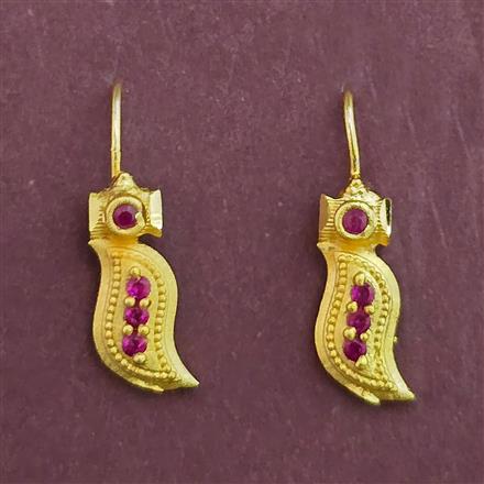 Antique Hoops Earring with Gold Plating