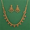 Antique Birds Necklace with Matte Gold Plating