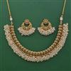 Antique Pearl Necklace with Gold Plating