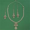 Antique Long Necklace with Mehndi Plating