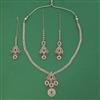 Antique Long Necklace with Mehndi Plating