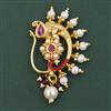 Antique Pressing Nose Ring with Gold Plating