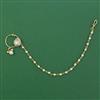 Antique Pearl Nose Ring with Gold Plating