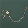 Antique Pressing Nose Ring with Gold Plating
