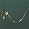Antique Pressing Nose Ring with Gold Plating