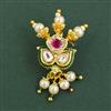 Antique Pearl Nose Ring with Gold Plating